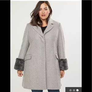 NWOT Never Worn! Lane Bryant 22/24 long winter coat.